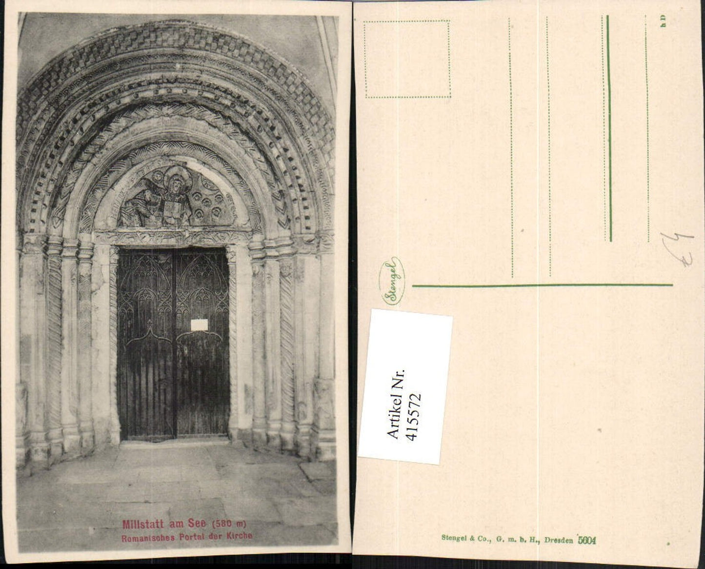 415572,Millstatt am See Romanisches Portal der Kirche