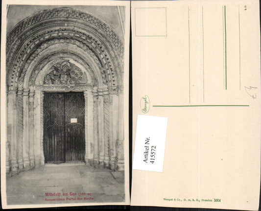 415572,Millstatt am See Romanisches Portal der Kirche