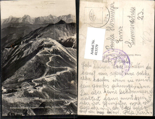 415579,Großglockner Hochalpenstraße b. Heiligenblut Bergkulisse