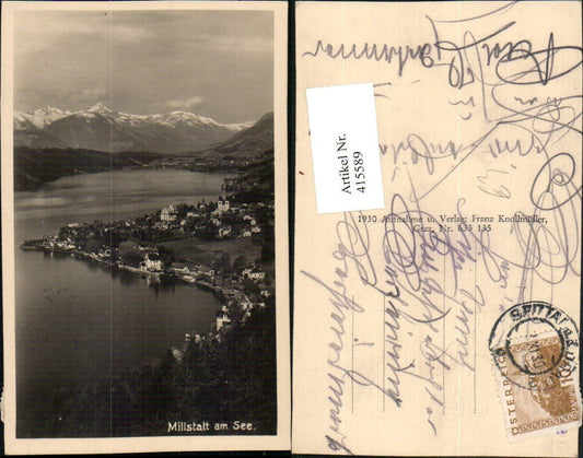 415589,Millstatt am See Totale Bergkulisse