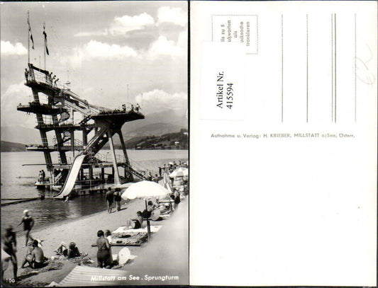 415594,Millstatt am See Strandbad Sprungturm