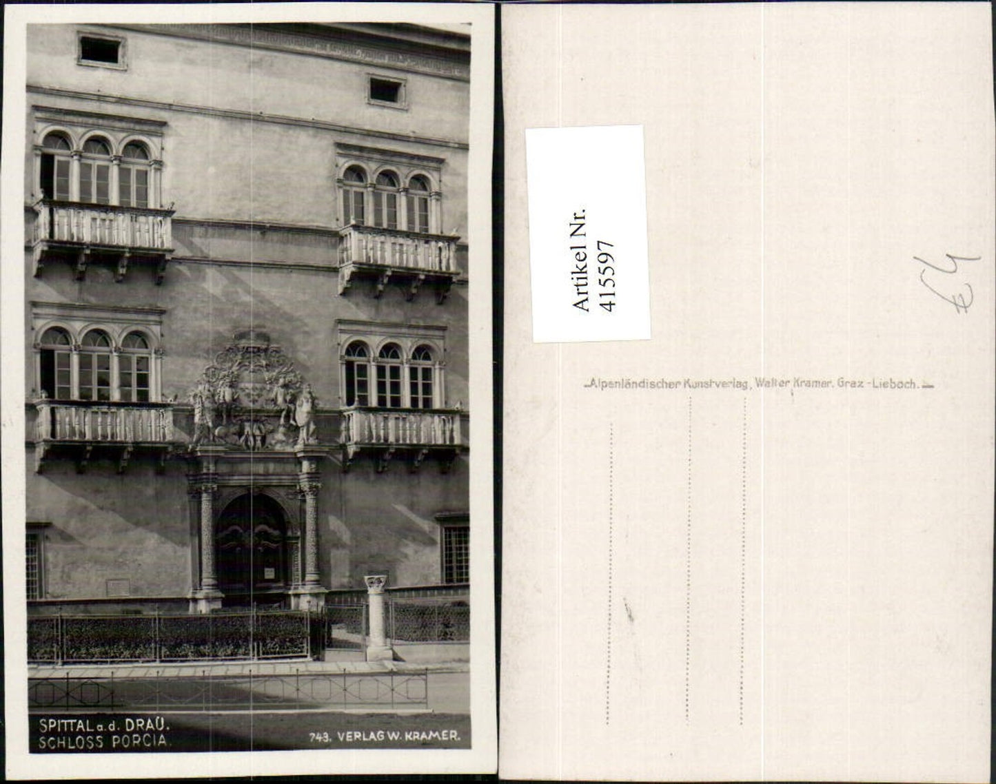 415597,Spittal an d. Drau Schloss Porcia
