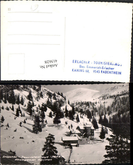 415628,Erlacher Touristenhaus Berghütte b. Bad Kleinkirchheim Winterbild