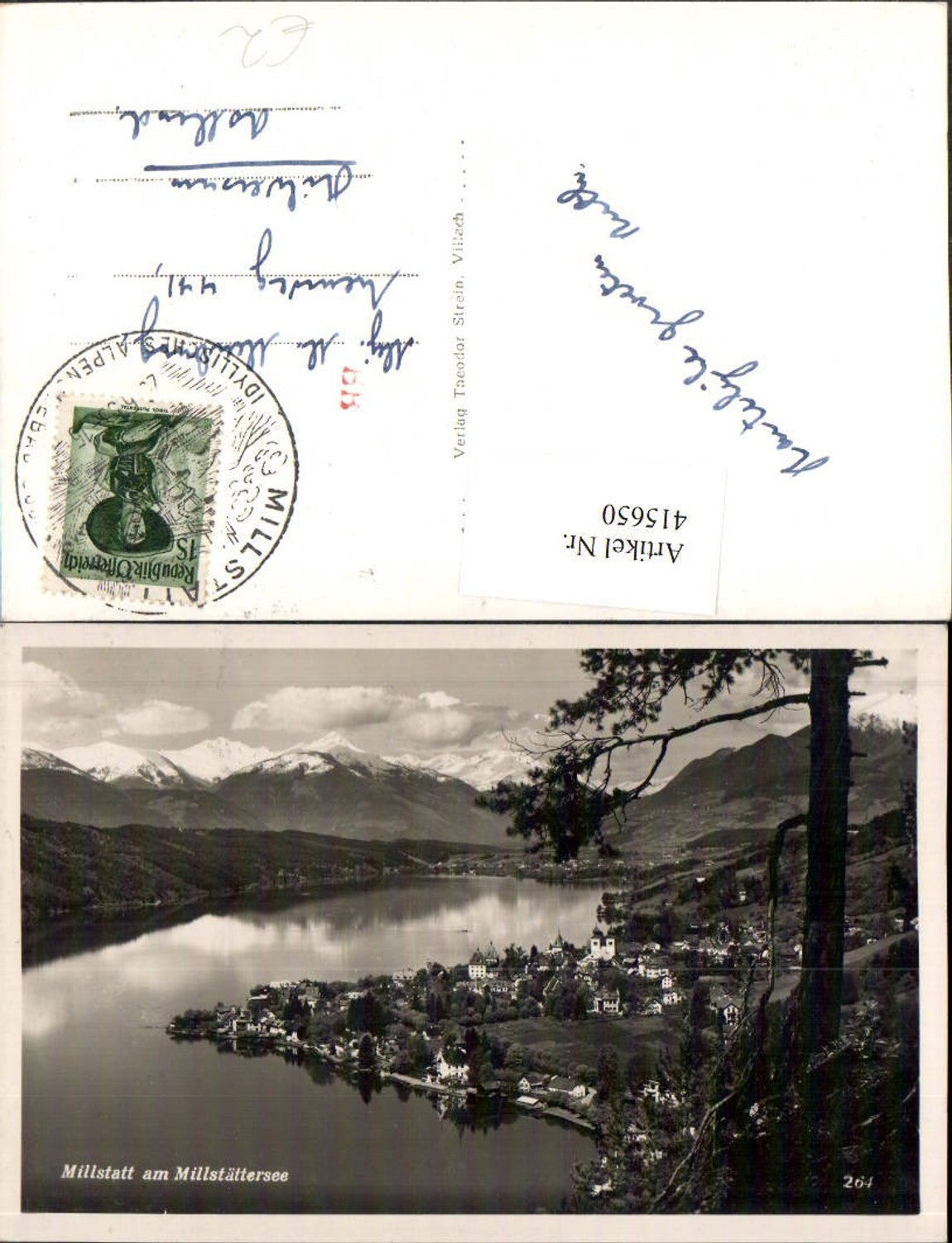 415650,Millstatt am Millstättersee Totale Bergkulisse
