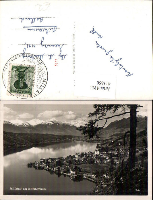 415650,Millstatt am Millstättersee Totale Bergkulisse