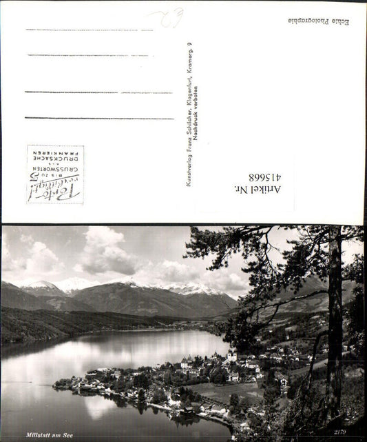 415668,Millstatt am See Totale Bergkulisse pub Franz Schilcher 2179