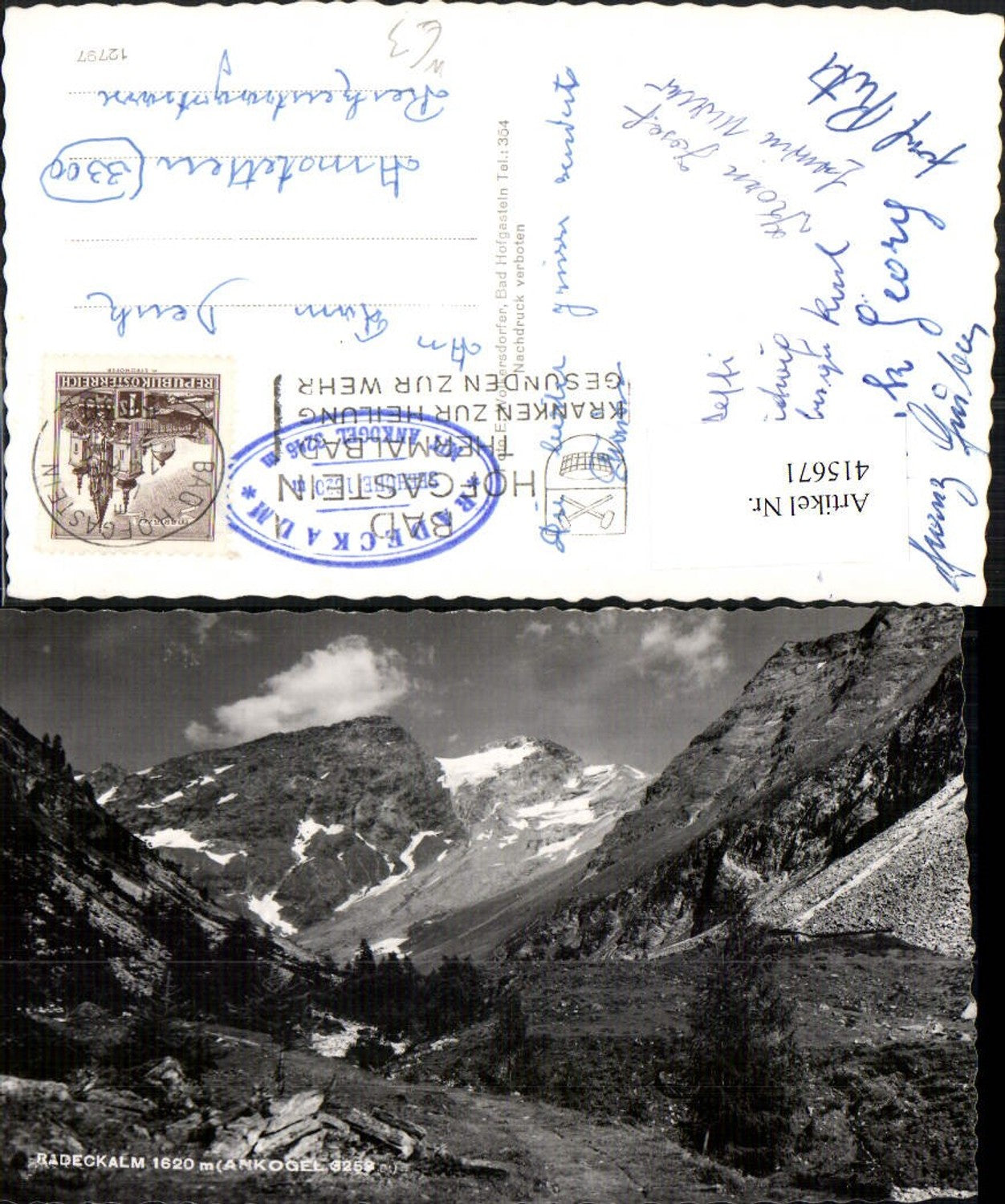 Alte Ansichtskarte – Old Postcard
