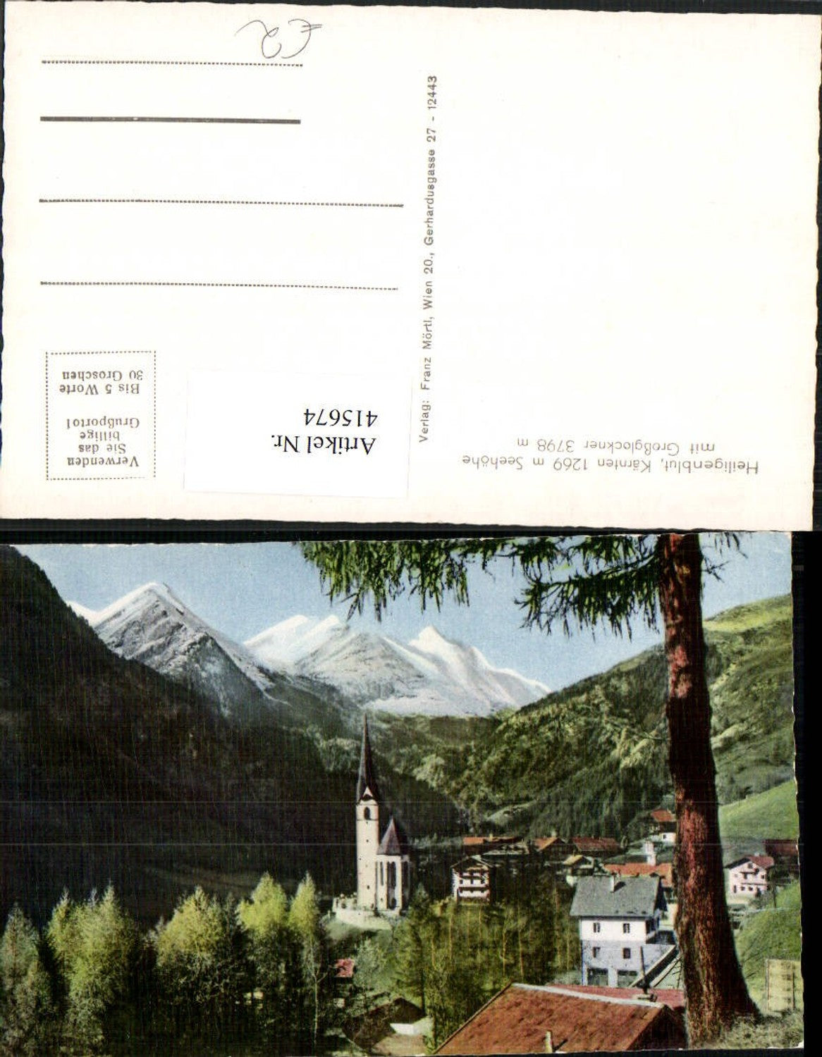 415674,Heiligenblut Totale m. Großglockner Bergkulisse