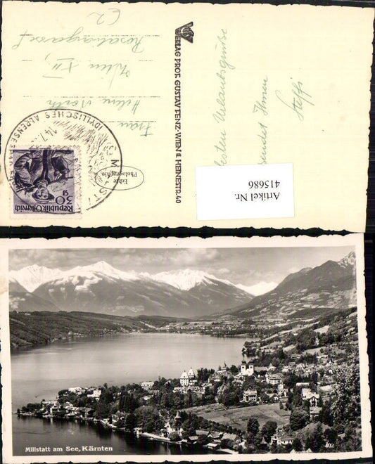 415686,Millstatt am See Totale Bergkulisse