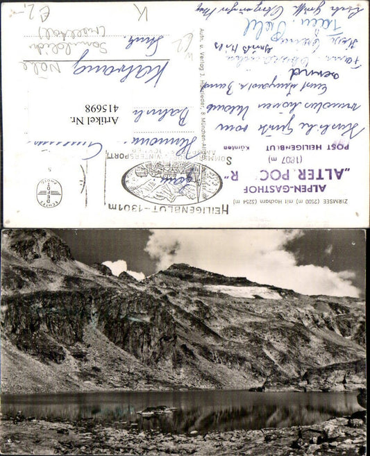 415698,Zirmsee See b. Heiligenblut m. Hocharn Bergkulisse