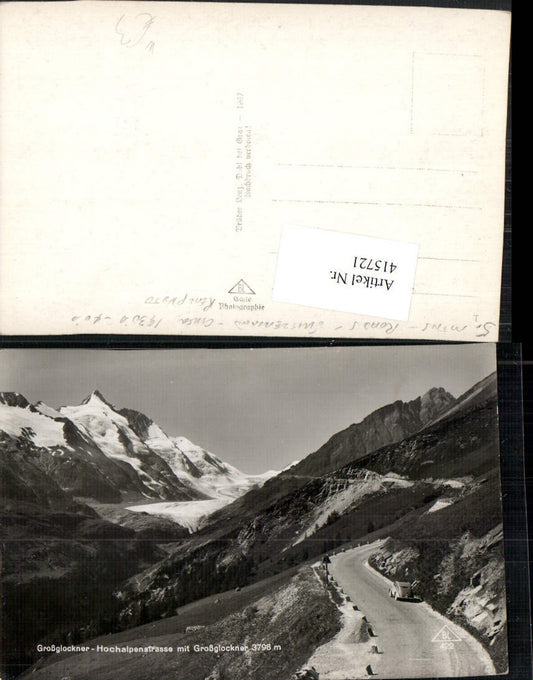 415721,Großglockner Hochalpenstraße b. Heiligenblut Bergkulisse