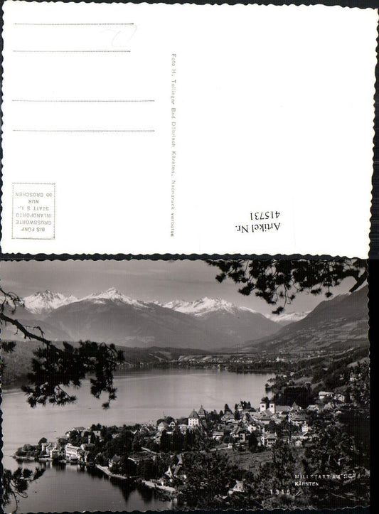 415731,Millstatt am See Totale Bergkulisse