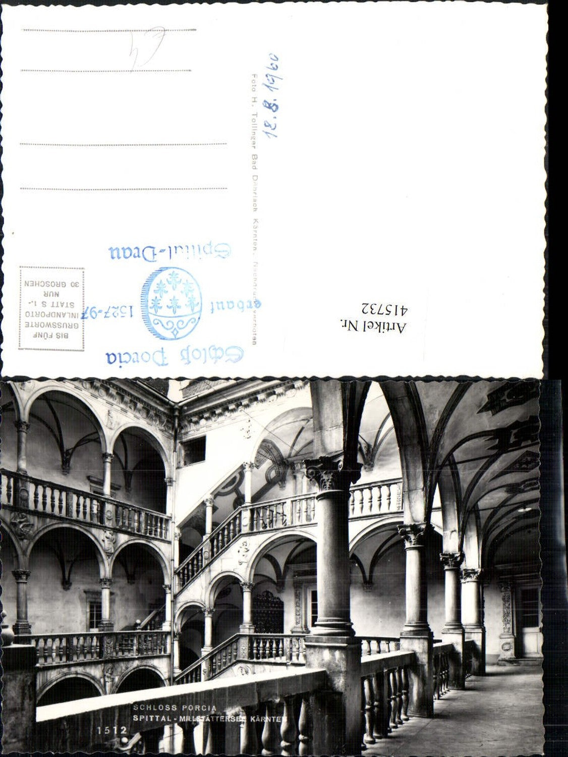 415732,Spittal am Millstättersee Schloss Porcia Arkaden