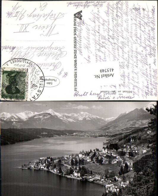 415749,Millstatt am See Totale Bergkulisse