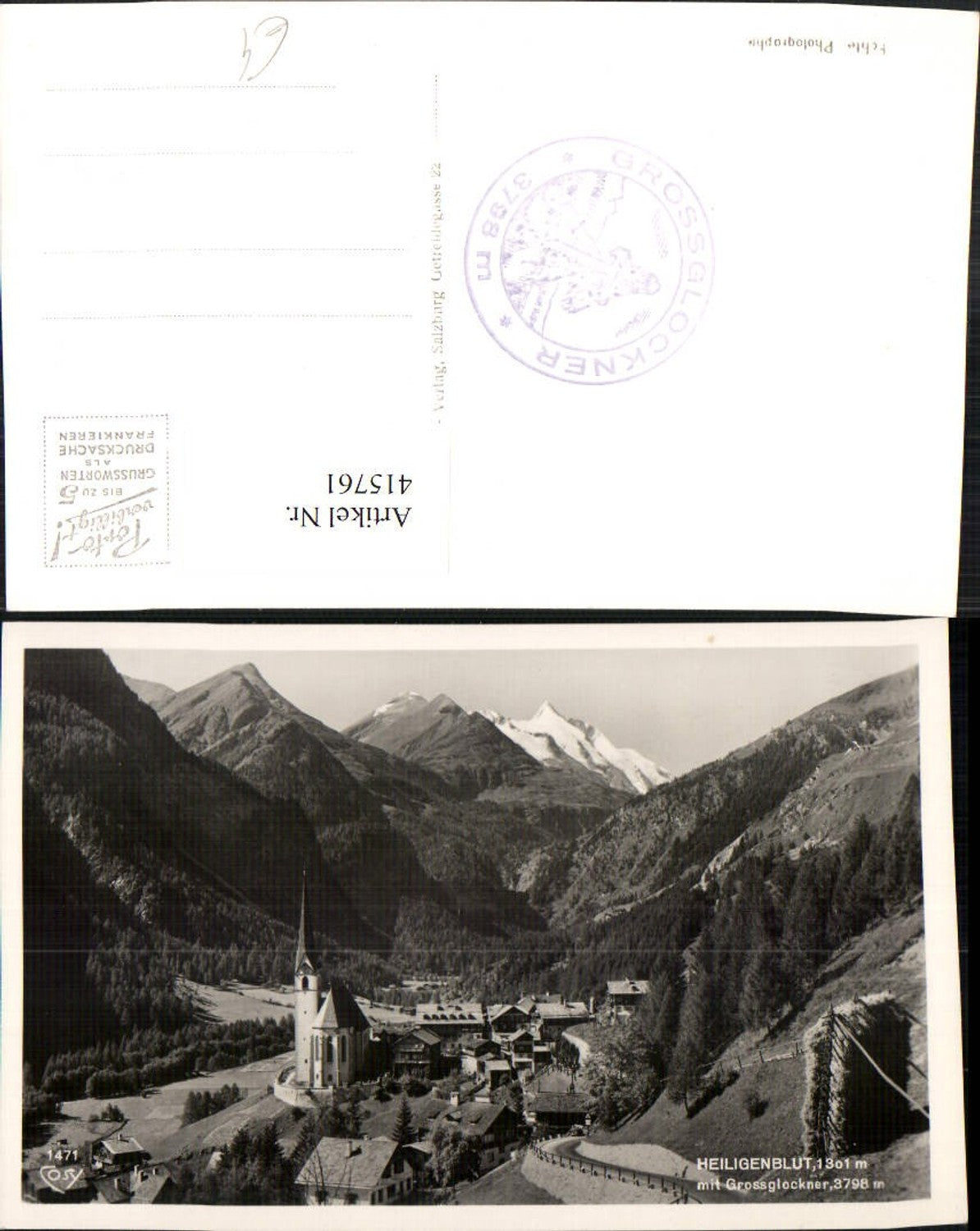 415761,Heiligenblut Totale m. Großglockner Bergkulisse pub Cosy 1471