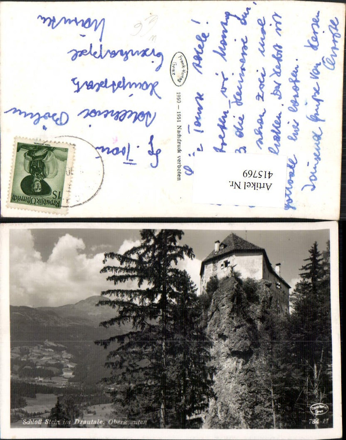 415769,Schloss Stein im Drautal b. Dellach