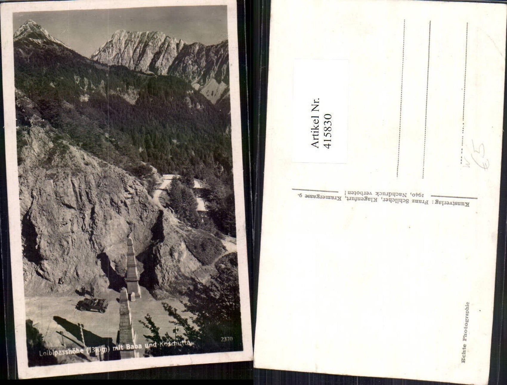 Alte Ansichtskarte – Old Postcard