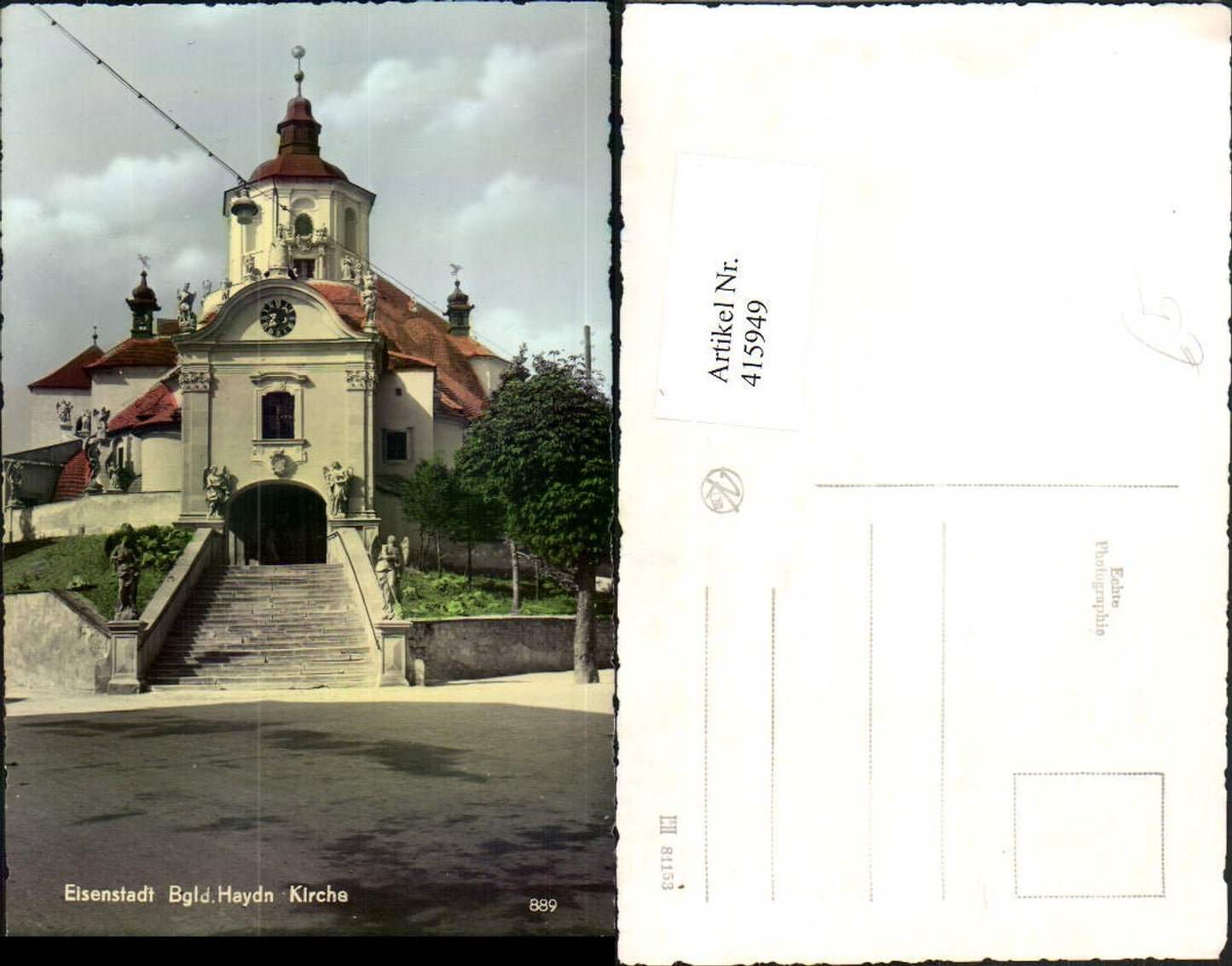 415949,Eisenstadt Haydn Kirche Stiege