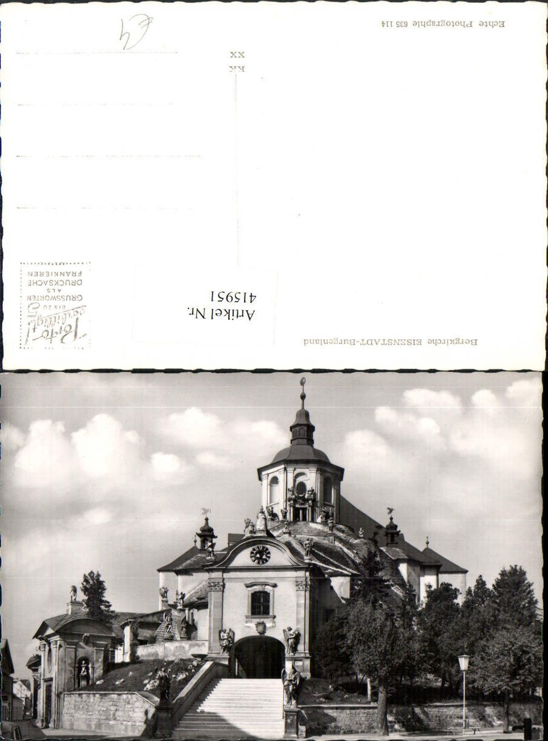 415951,Eisenstadt Bergkirche Kirche