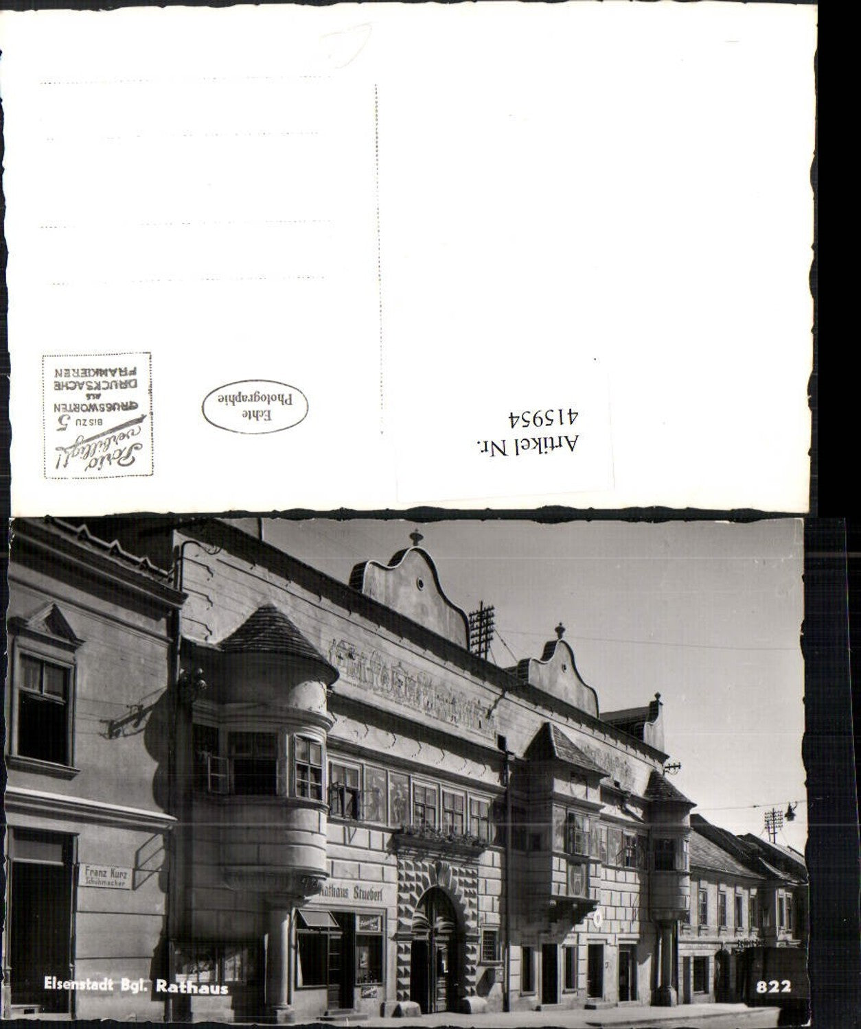 415954,Eisenstadt Rathaus Gebäude Erker