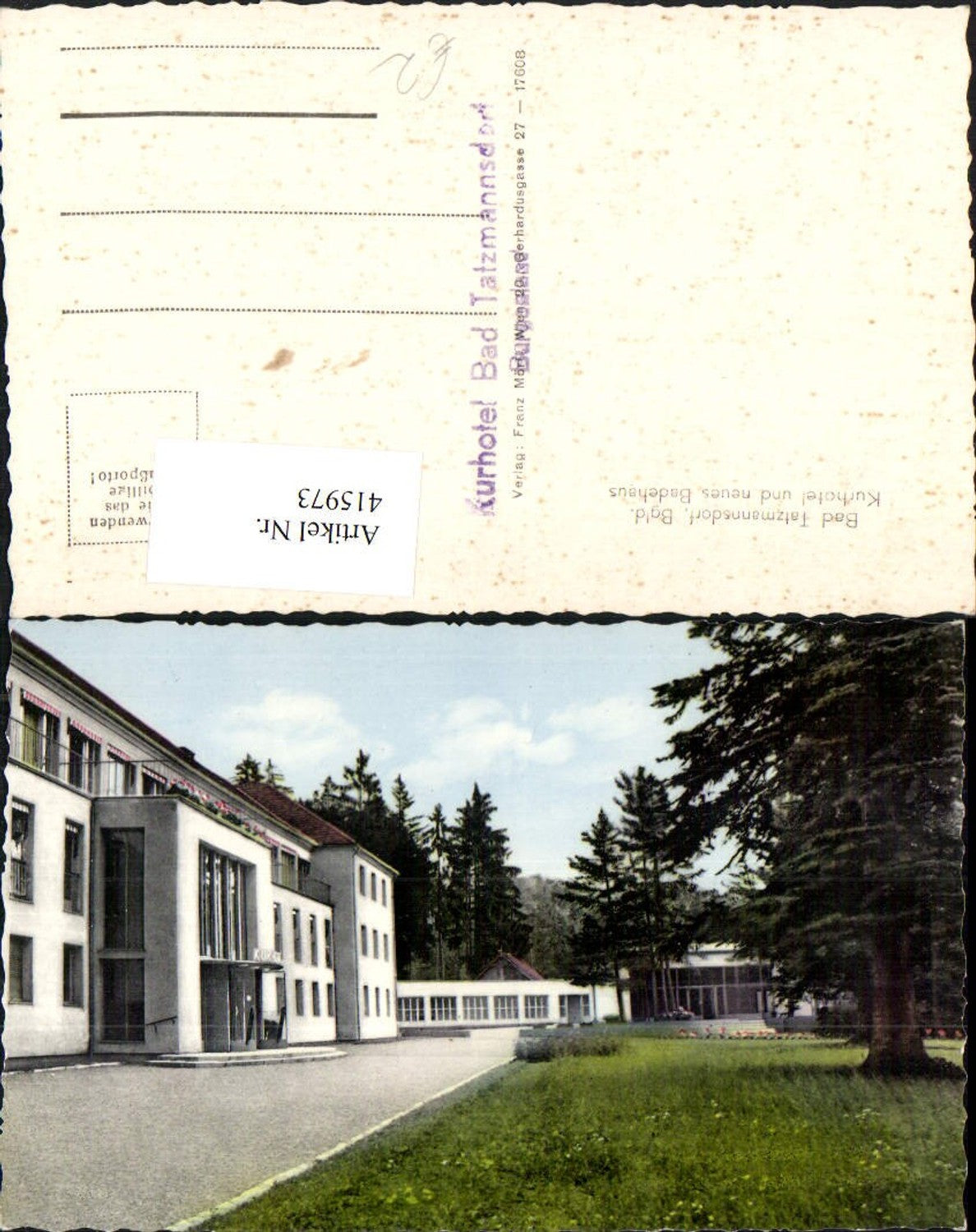 415973,Bad Tatzmannsdorf Kurhotel u. Badehaus