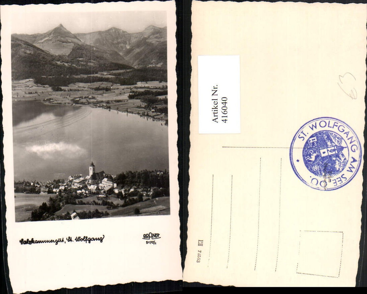 416040,St. Wolfgang Totale Bergkulisse pub Brandt 5172/1