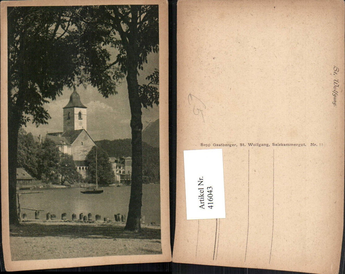 416043,St. Wolfgang Blick zur Kirche