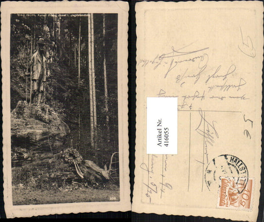 416055,Bad Ischl Kaiser Franz Josef Jagdstandbild Statue