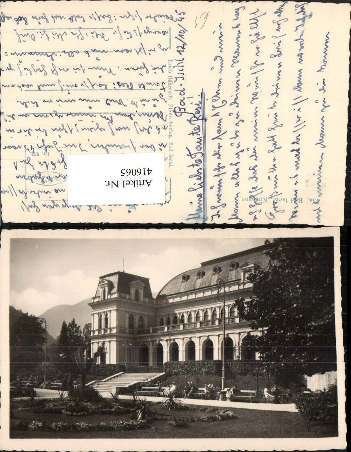 416065,Bad Ischl Kurhaus Gebäude