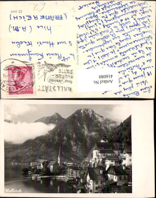 416080,Hallstatt Teilansicht Bergkulisse