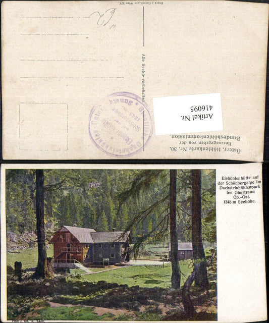 416095,Eishöhlenhütte auf der Schönbergalpe im Dachsteinhöhlenpark b. Obertraun