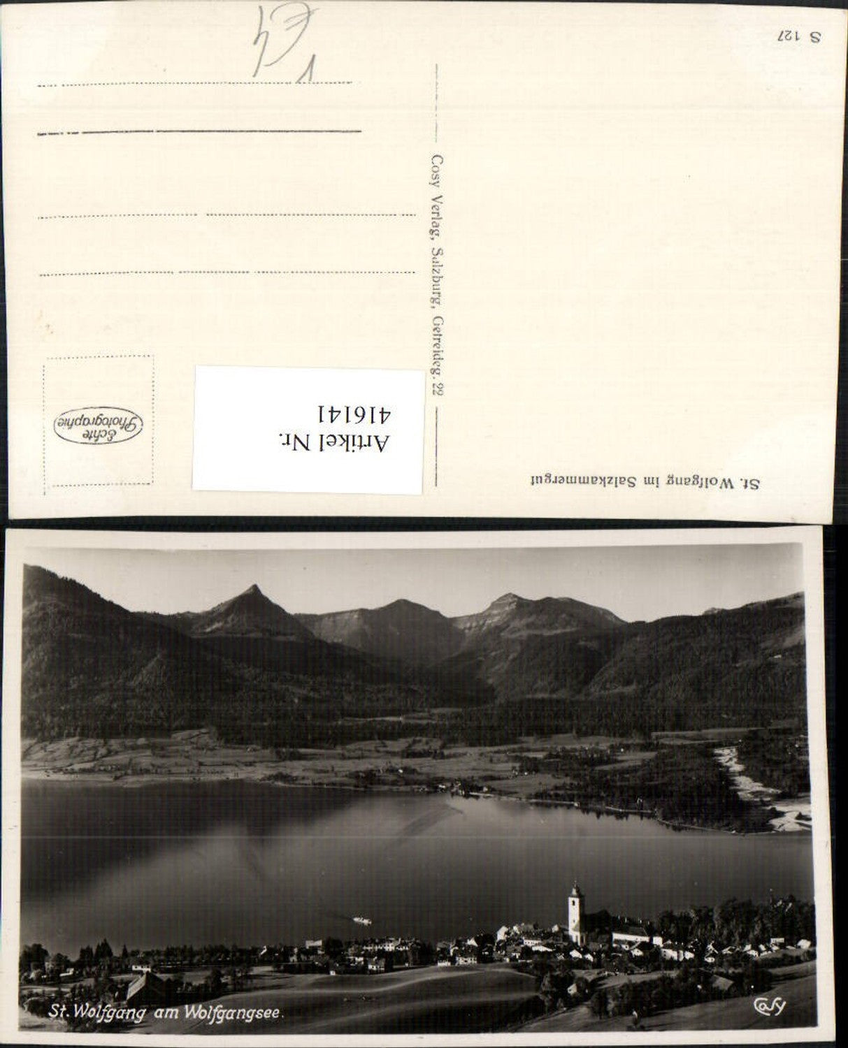 416141,St. Wolfgang am Wolfgangsee Totale Bergkulisse pub Cosy