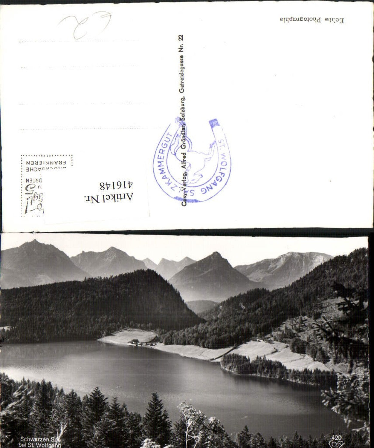 416148,Schwarzen See b. St. Wolfgang Bergkulisse pub Cosy 420