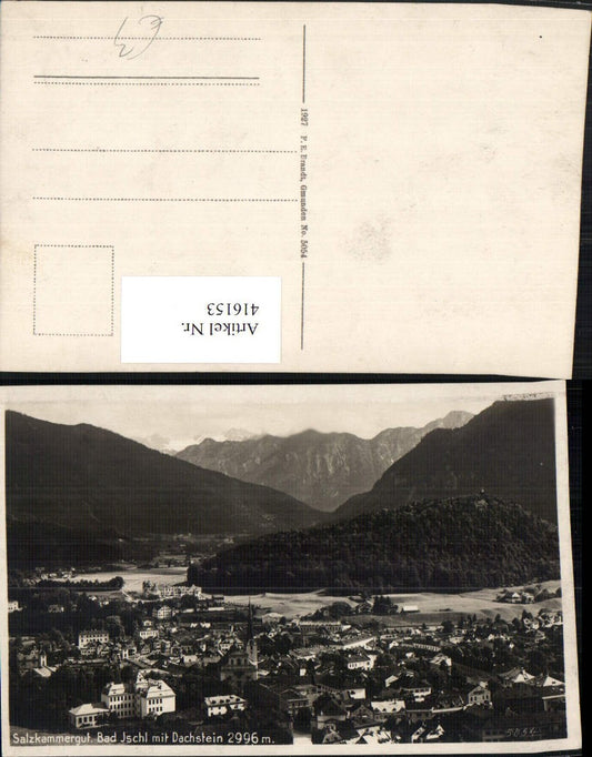 416153,Bad Ischl Totale m. Dachstein Bergkulisse