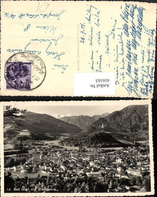416163,Bad Ischl Totale m. Dachstein Bergkulisse