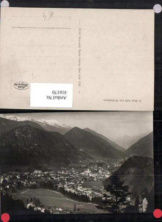 416170,Bad Ischl Totale vom Wildenstein Bergkulisse