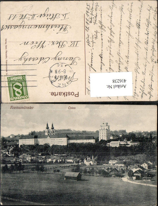 416238,Kremsmünster Teilansicht m. Stift