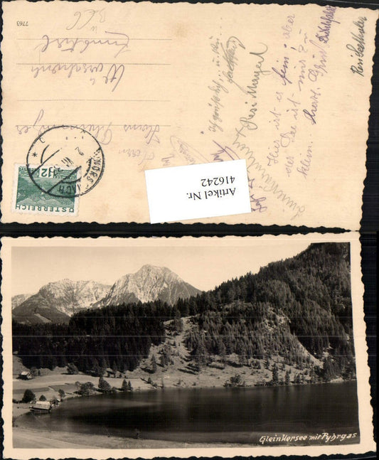 416242,Gleinkersee See m. Pyhrgas b. Spital Bergkulisse