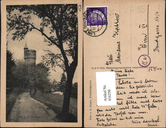 416250,Linz an d. Donau Freinbergwarte Aussichtsturm