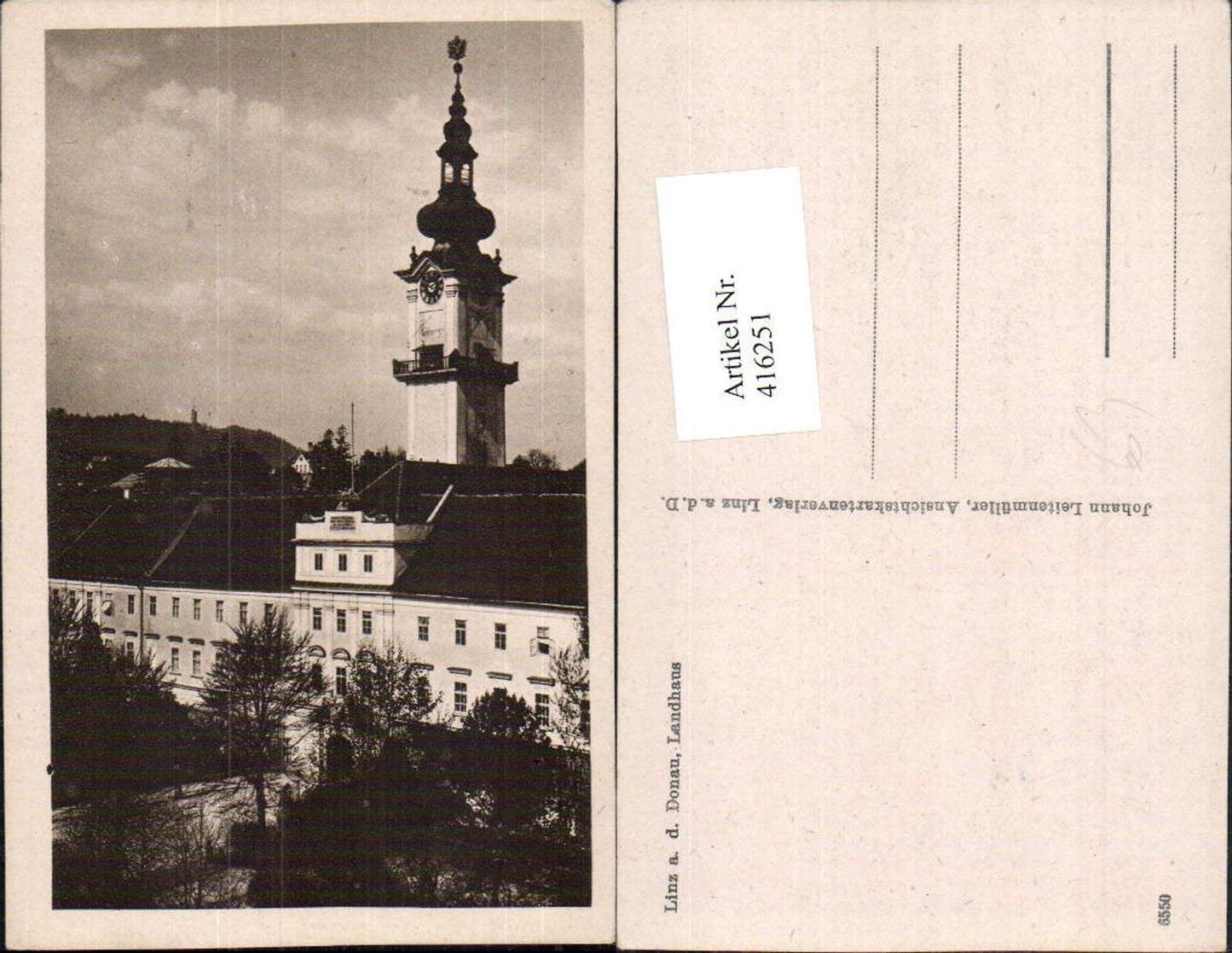 416251,Linz an d. Donau Landhaus Gebäude Turm