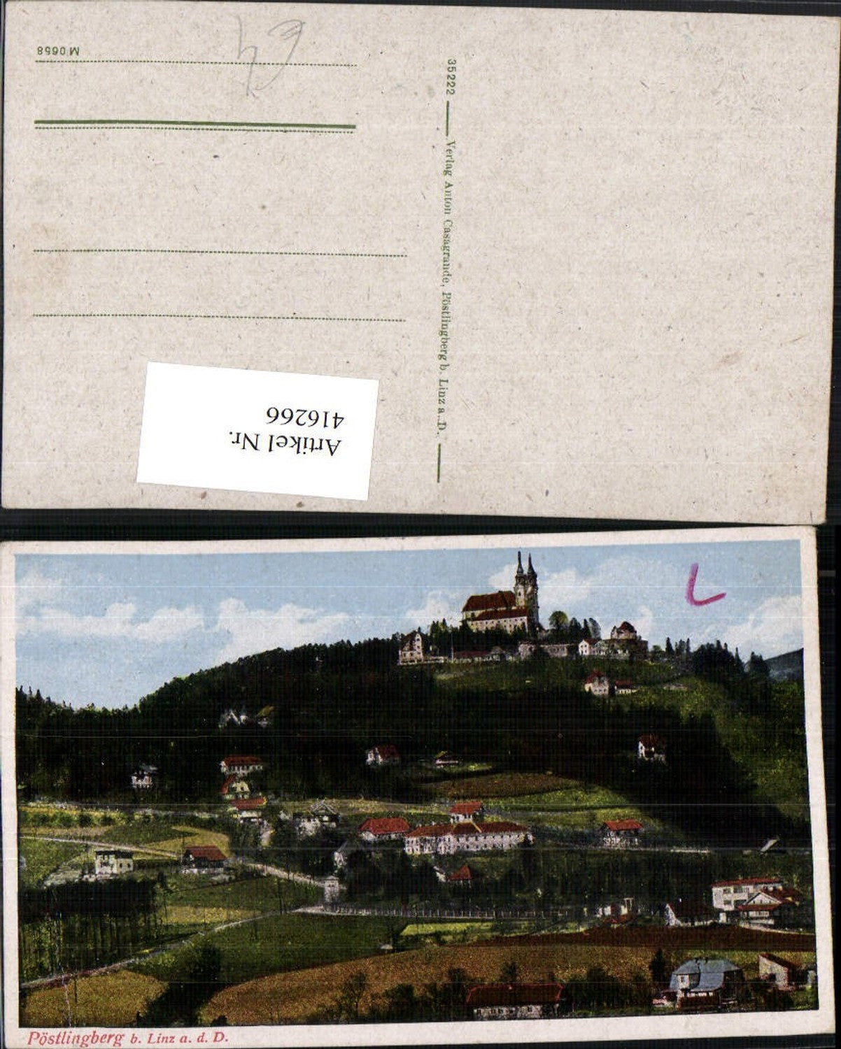 416266,Linz an d. Donau Pöstlingberg Kirche