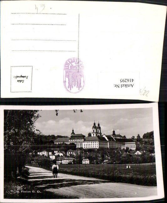 416295,St. Florian Teilansicht m. Stift