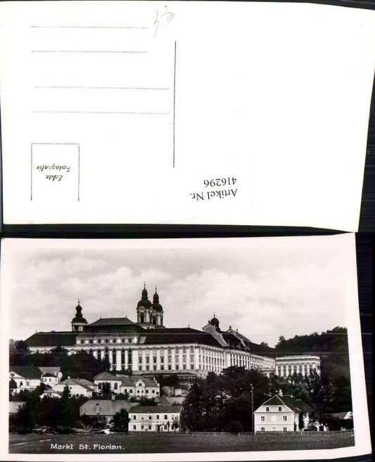 416296,Markt St. Florian Teilansicht m. Stift