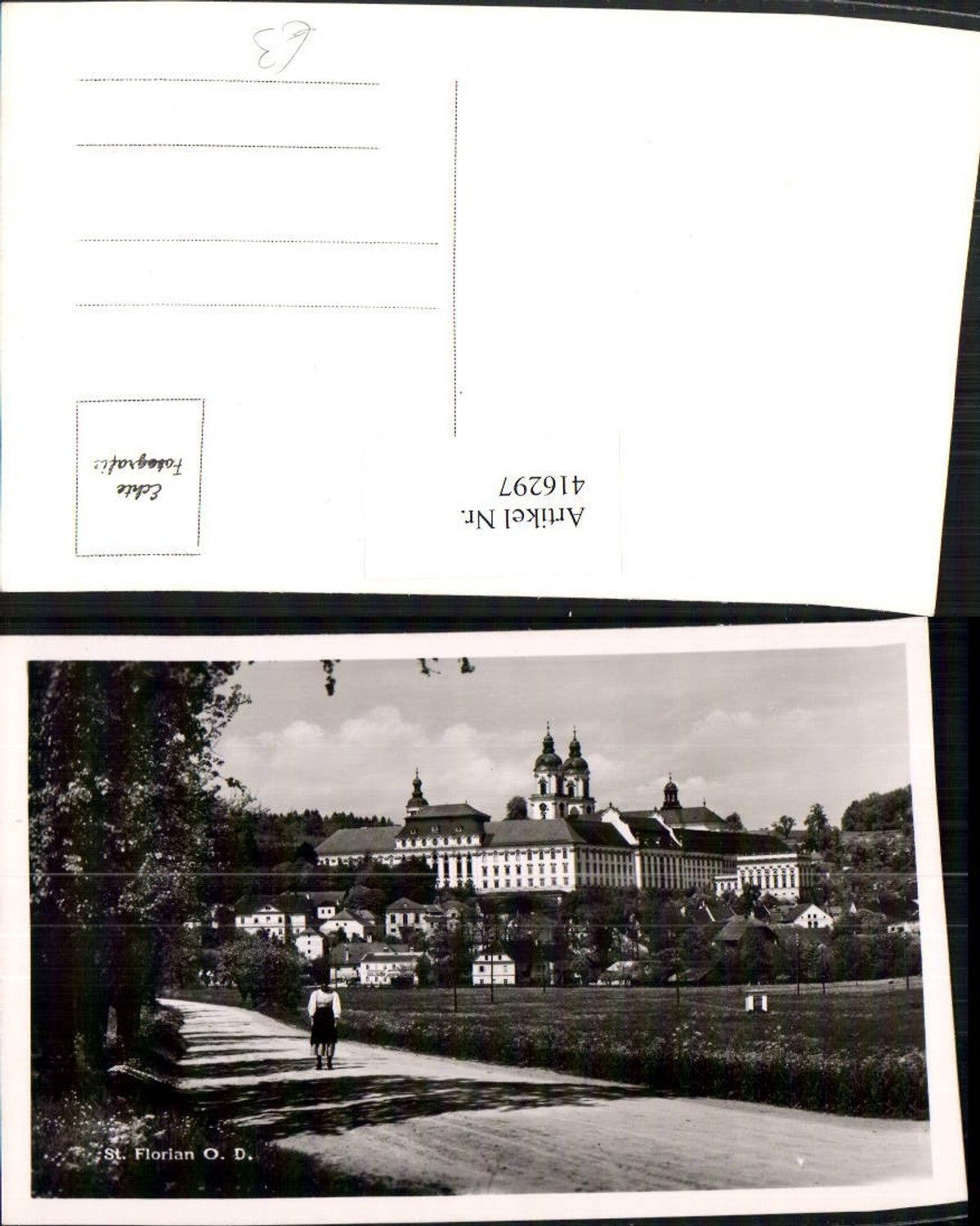 416297,St. Florian Teilansicht m. Stift
