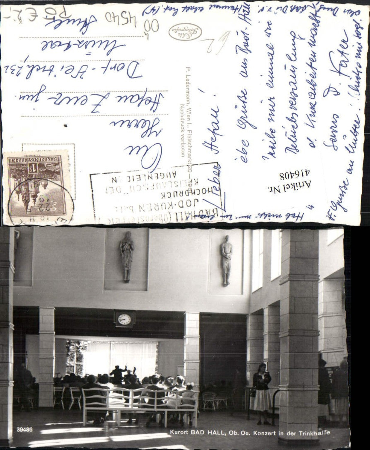 416408,Bad Hall Trinkhalle Innenansicht Konzert