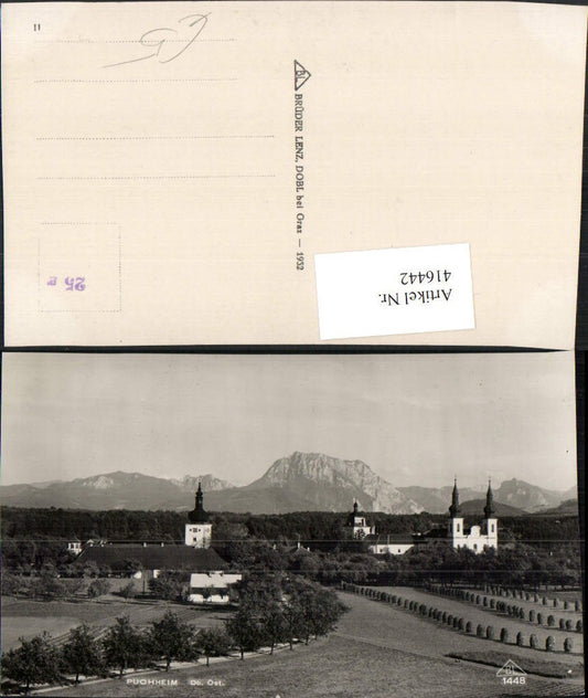416442,Puchheim Kloster Kirche Bergkulisse