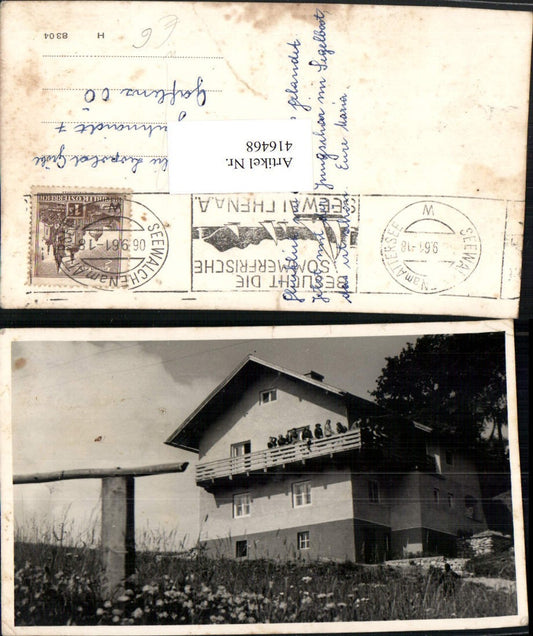 416468,Foto AK Seewalchen am Attersee Haus Gebäude