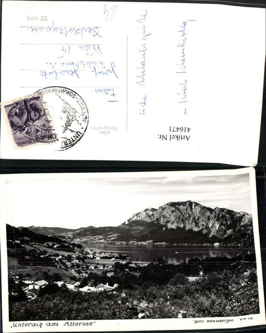416471,Unterach am Attersee Totale Bergkulisse pub Foto Gastberger