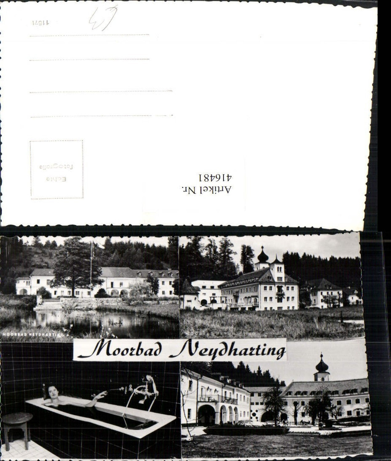 416481,Bad Wimsbach-Neydharting Moorbad Badewanne Mehrbildkarte