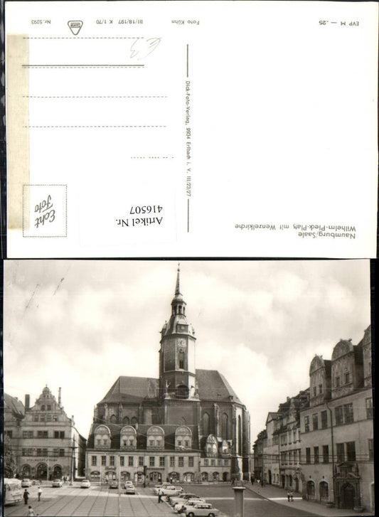 416507,Naumburg an d. Saale Wilhelm-Pieck-Platz m. Wenzelkirche Kirche